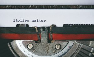 Beitragsbild Storytelling - Schreibmaschine